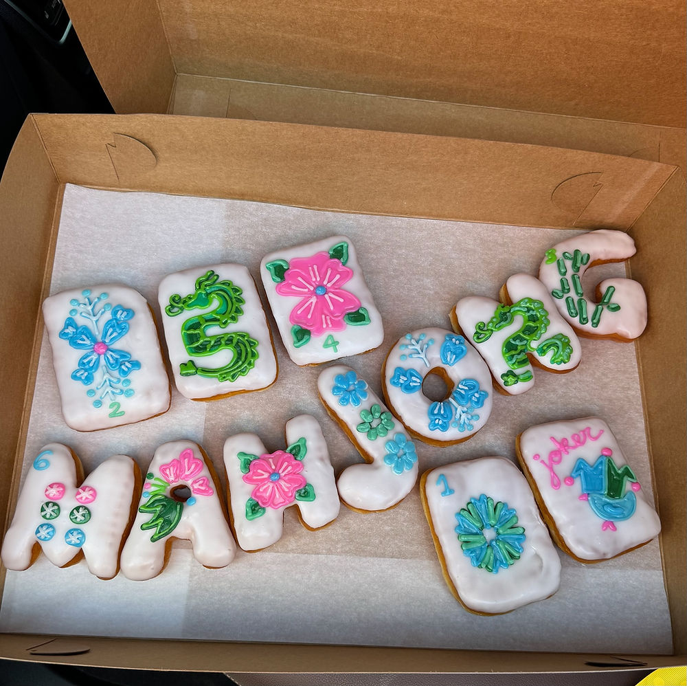 Mahjong Donuts from Simone's Donuts in Long Beach, CA