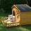 Thumbnail: 48" Wooden Dog House Outdoor With Porch, Dog Kennel Water-Resistant