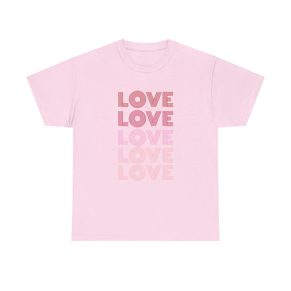 Thumbnail: Retro LOVE Typography T-Shirt | Vintage Style Love Graphic Tee