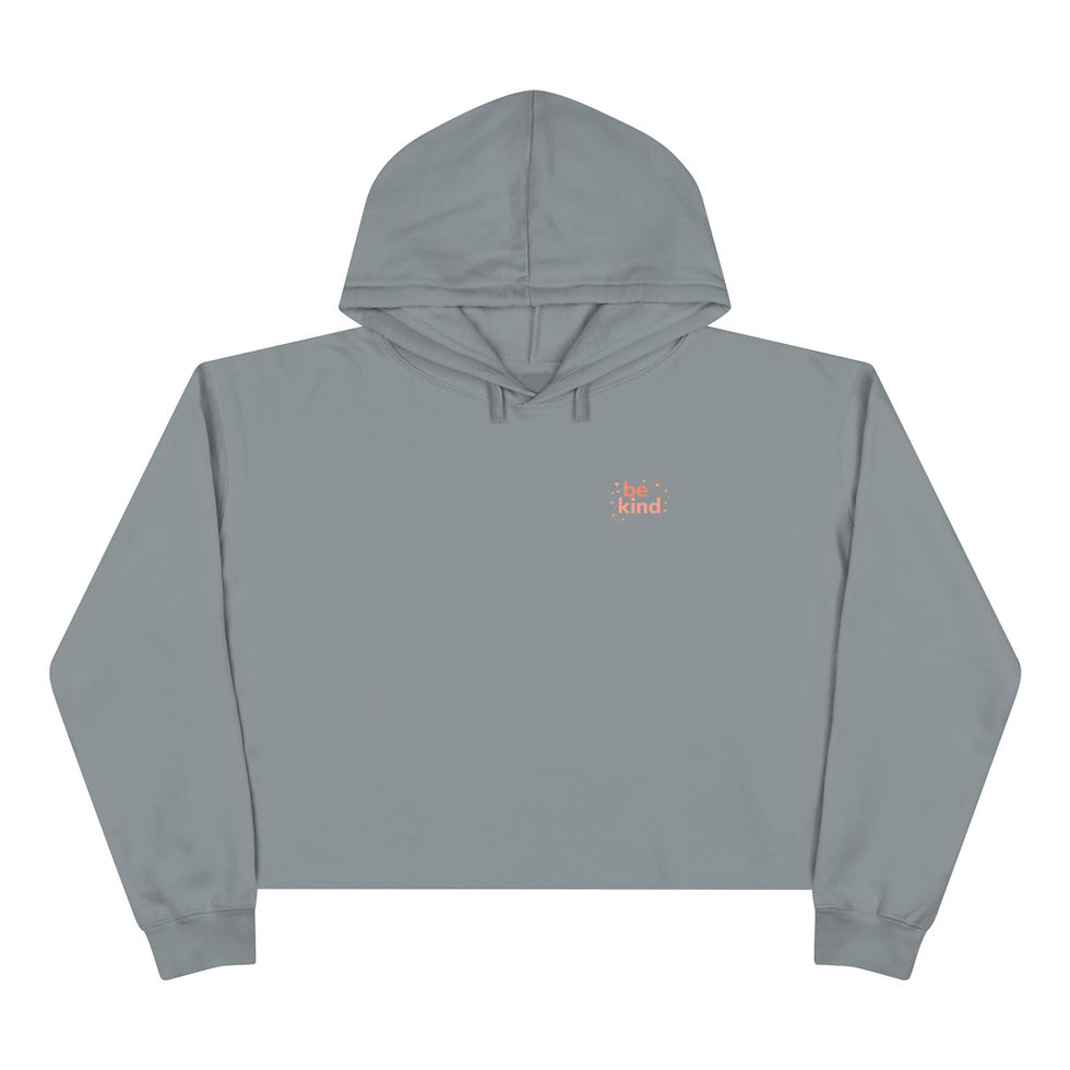 Thumbnail: Be Kind cropped hoodie