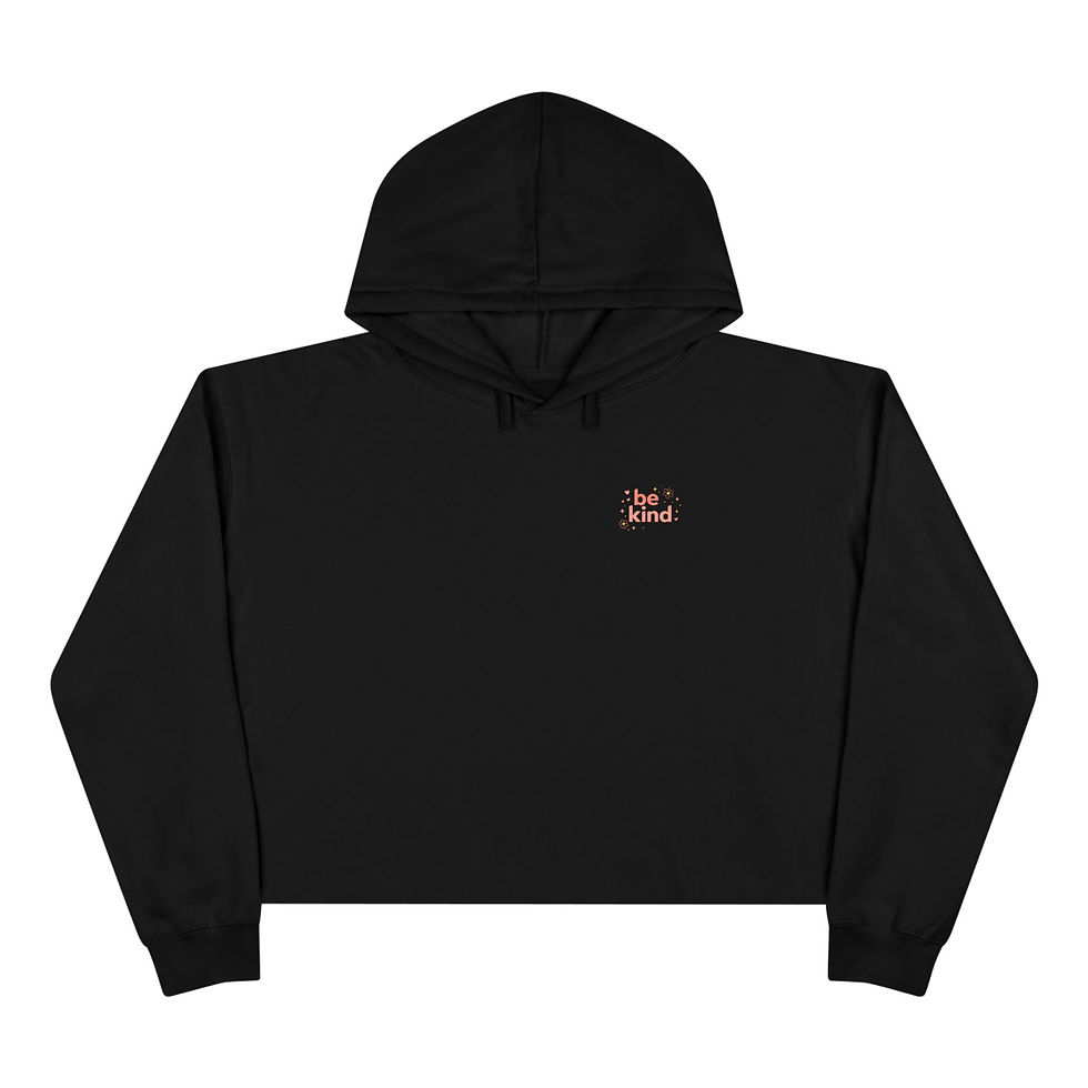 Thumbnail: Be Kind cropped hoodie