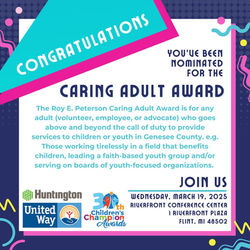 Caring Adult Award Nominee Congratulations