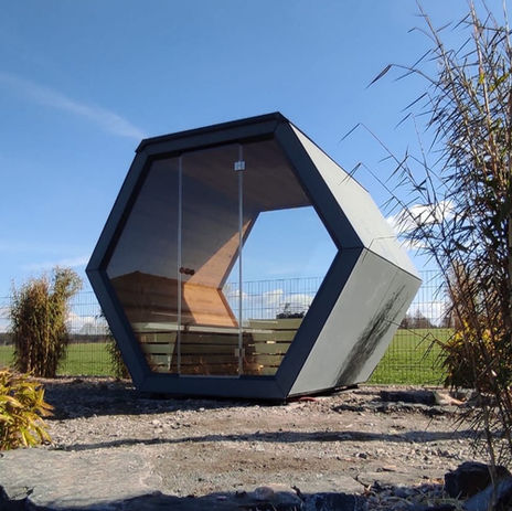 Sauna v zajímavém tvaru