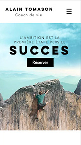 Trouvez votre modèle website templates – Coach succès