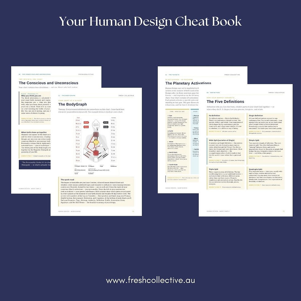 Thumbnail: Human Design Cheat Book