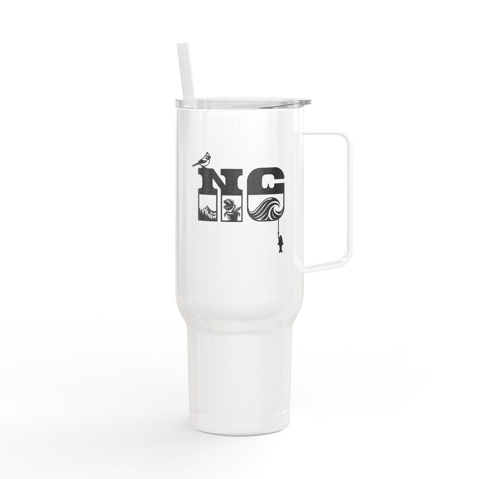 Engraved North Carolina Tumbler