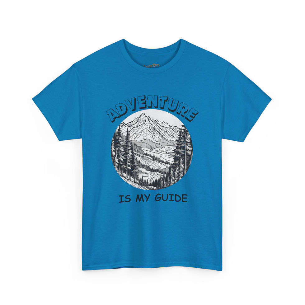 Sapphire Adventure is my Guide Tee front view