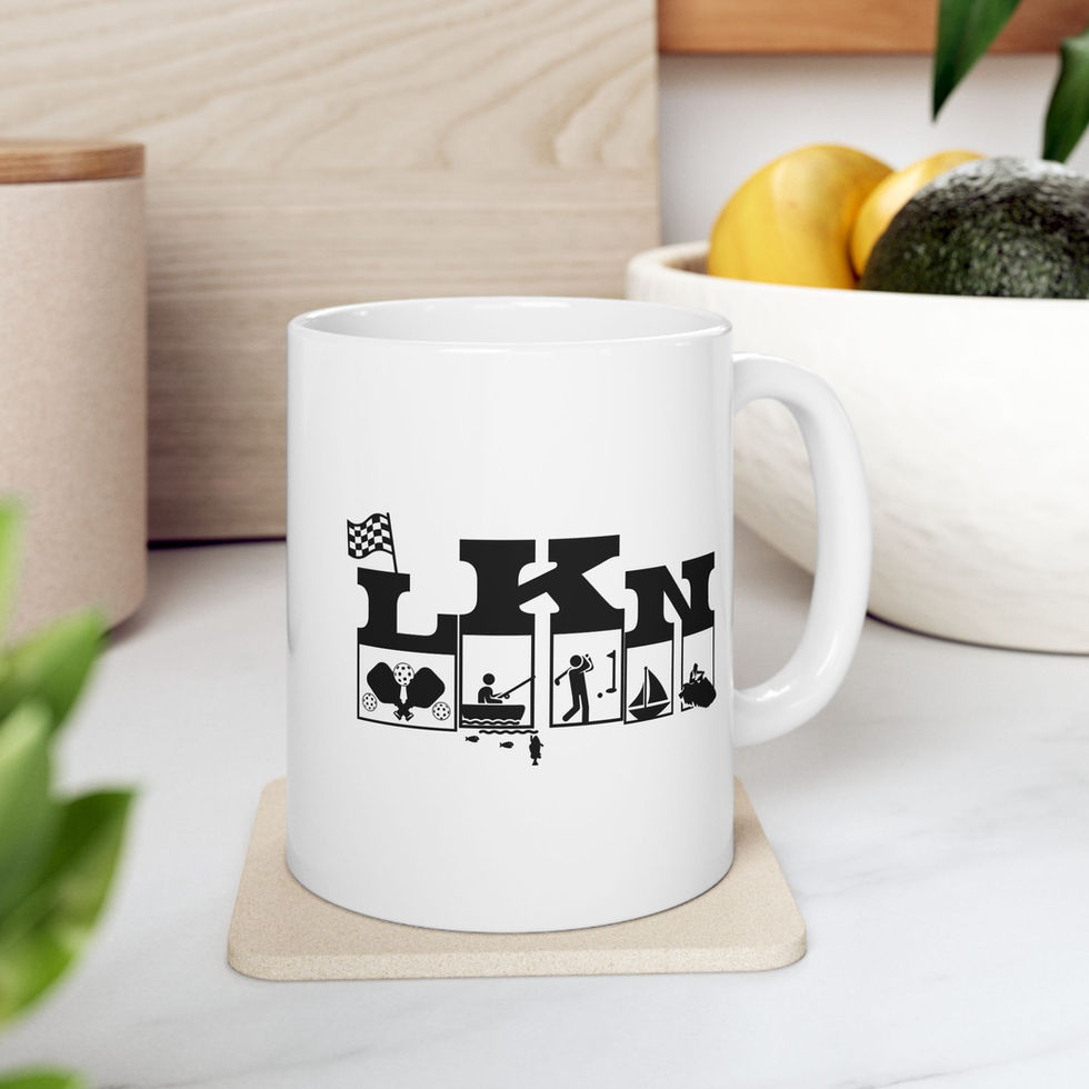 Lake Norman North Carolina Inspired White Coffee Mug