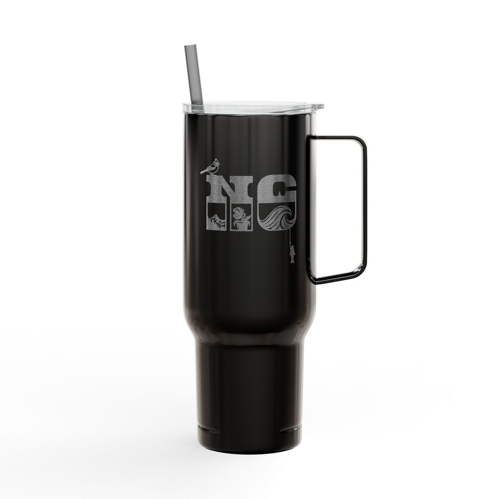 Engraved North Carolina Tumbler