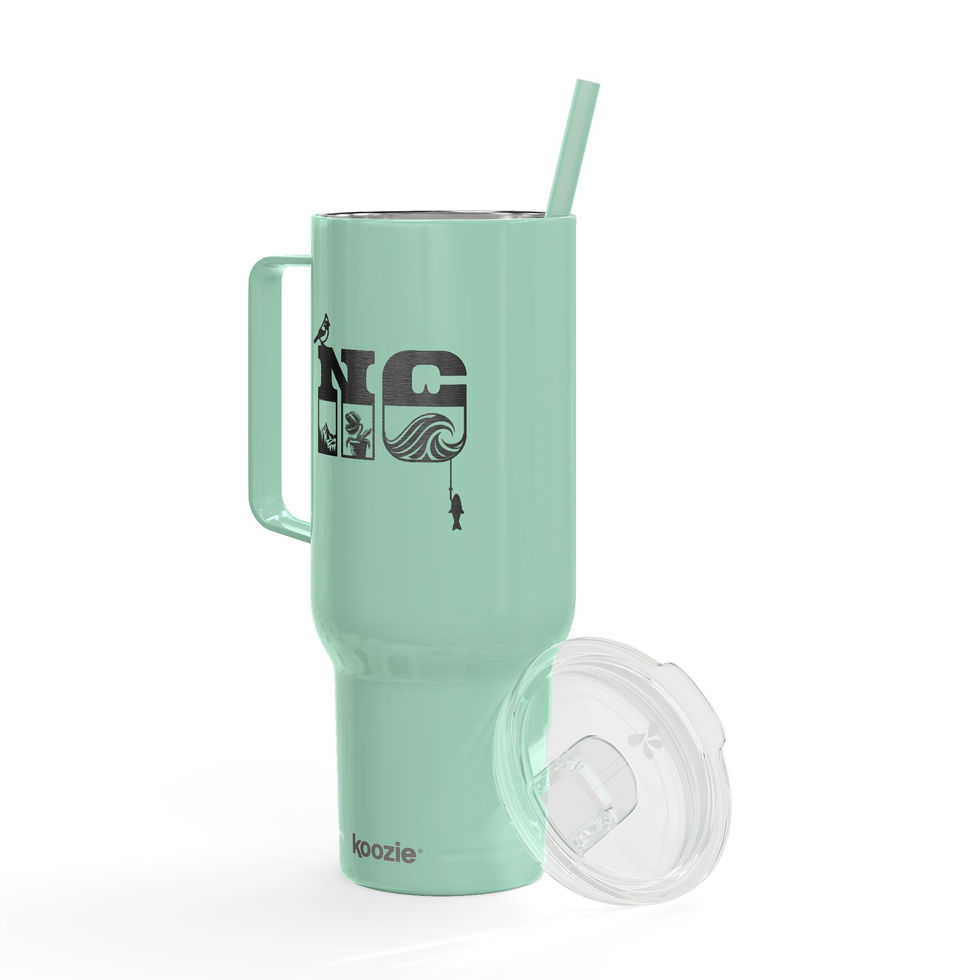 Engraved North Carolina Tumbler
