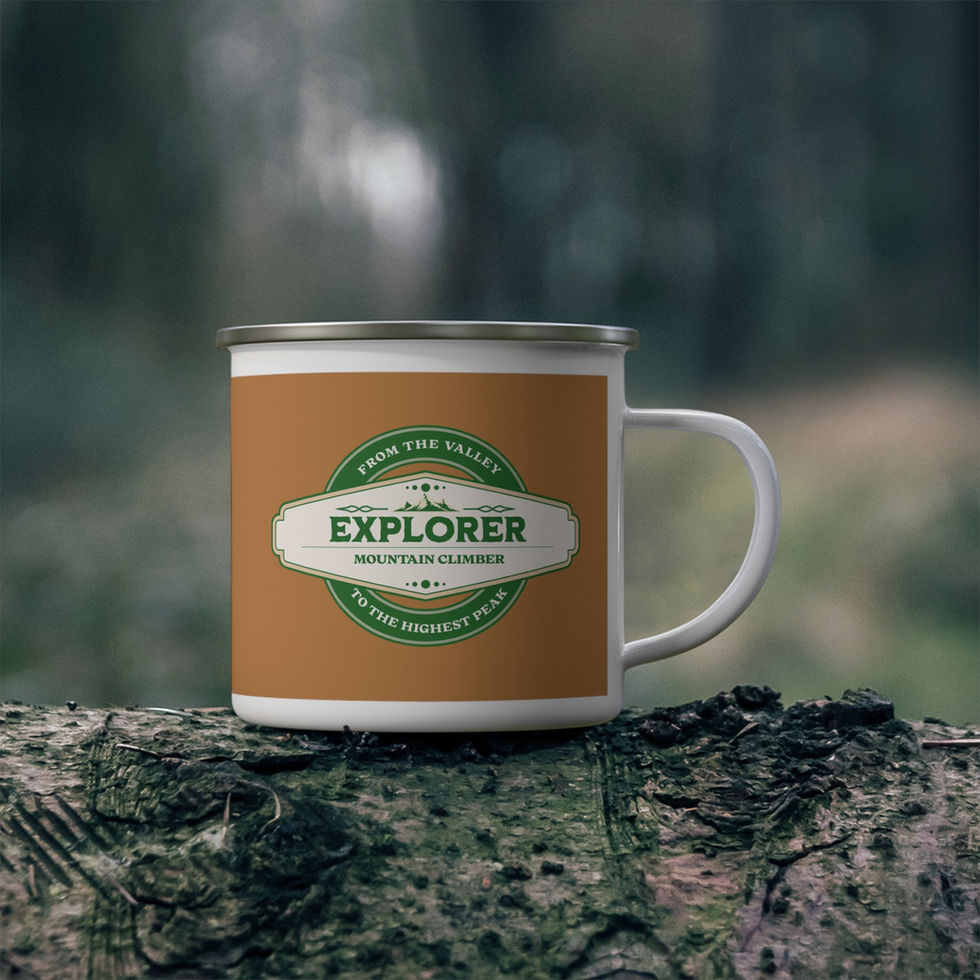 Explorer Enamel Camping Mug