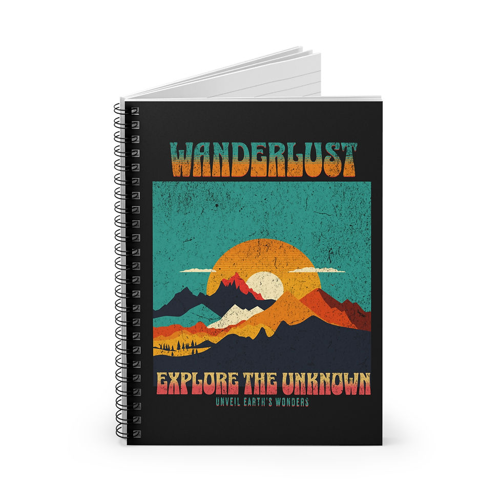 Wanderlust Explore the Unknown journal