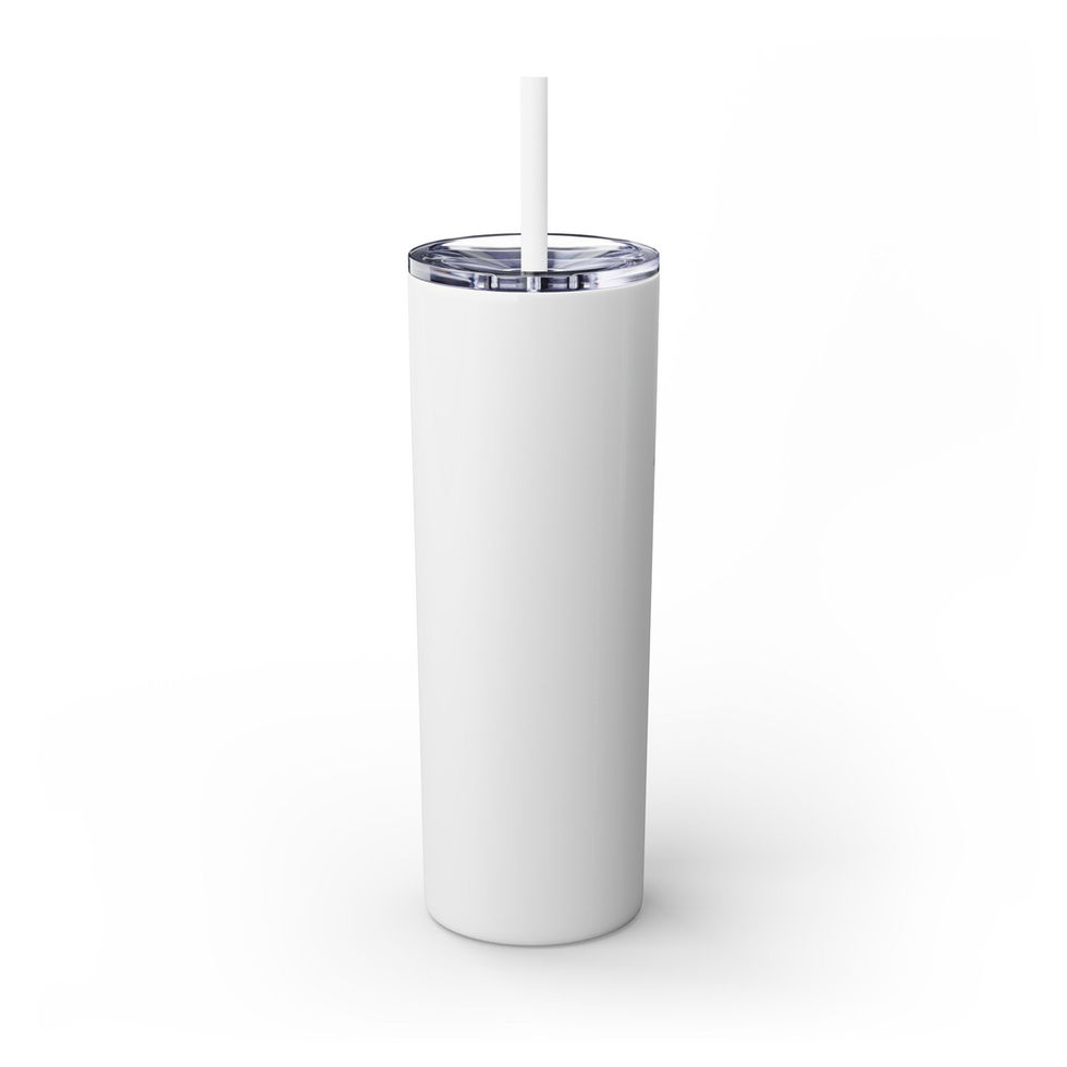 North Carolina Inspired Skinny Tumbler White