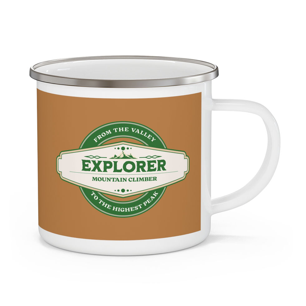 Explorer Enamel Camping Mug