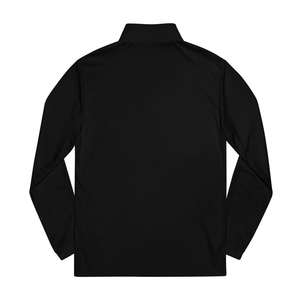 BlackQuarter Zip Pullover back view