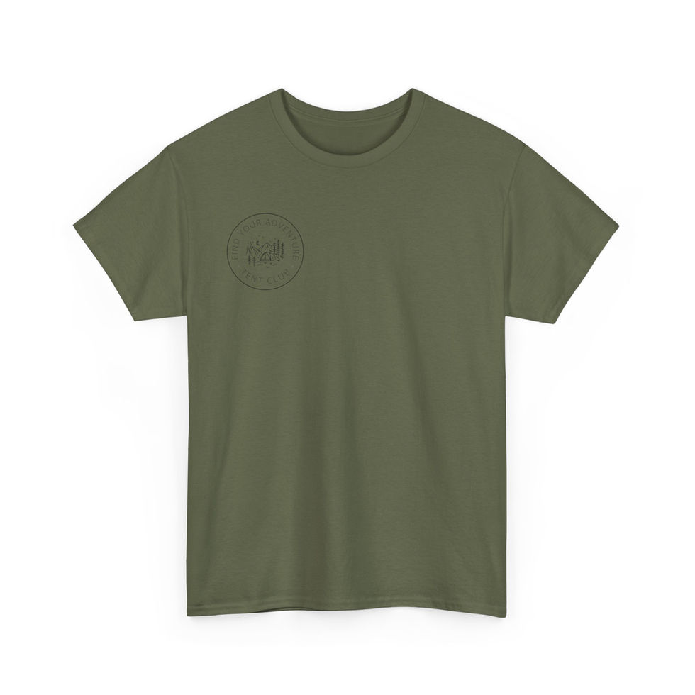 Military Green t-shirt front view