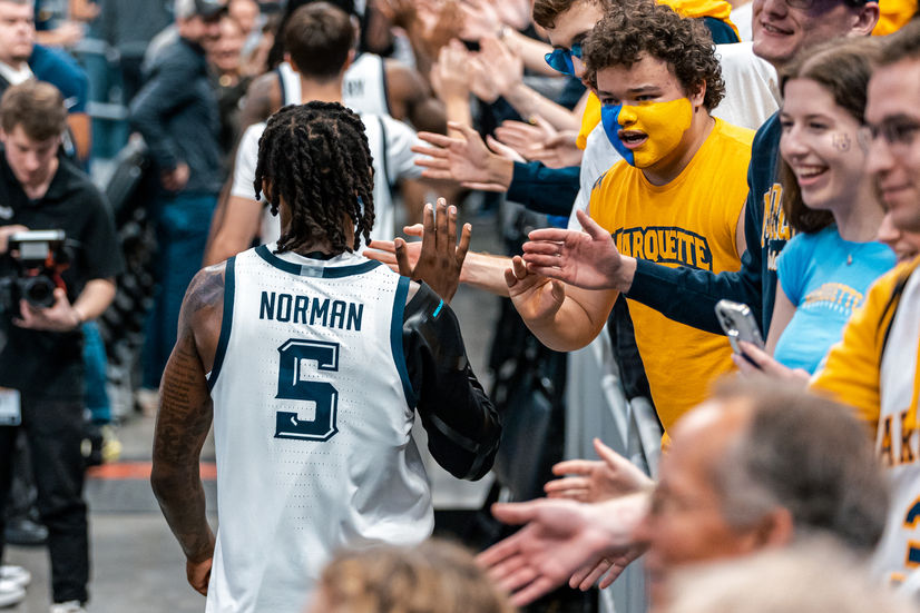 Marquette Basketball 2024-2025. Shot by PrincePOVS