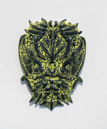 Vadim Pugin, Unmasked, 2026, glazed ceramics, 5.5 x 4.5 x 0.5 in.jpg