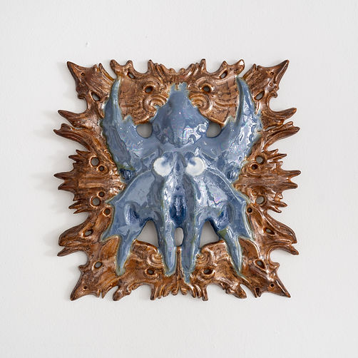 Vadim Pugin, Chimera, 2026, glazed porcelain, 11.5 x 11.5 x 0.5 in.jpg