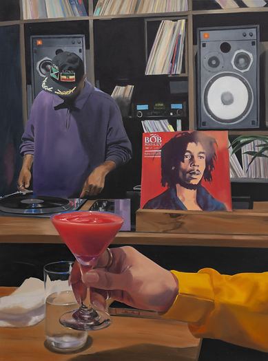 Jacob Rochester, Speakeasy, 2026, oil on canvas, 40 x 30 in.jpg