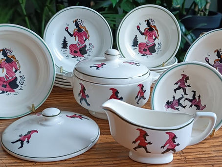 Zestaw dla Lalek, fabryka fajansu, S. Mańczak, 1921-1936