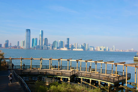 South Cove Park and View of Hudson River