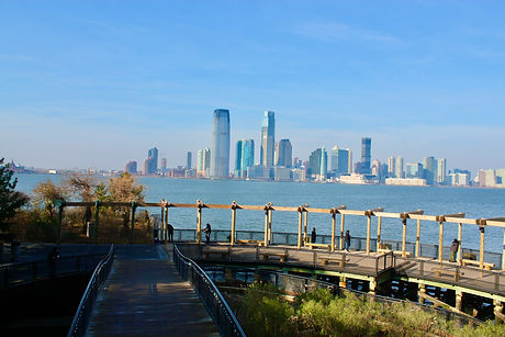 South Cove Park and Hudson River