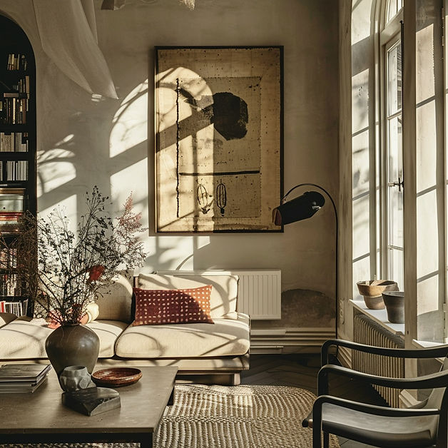 Cozy Sunlit Room with Art and Modern Decor.jpeg