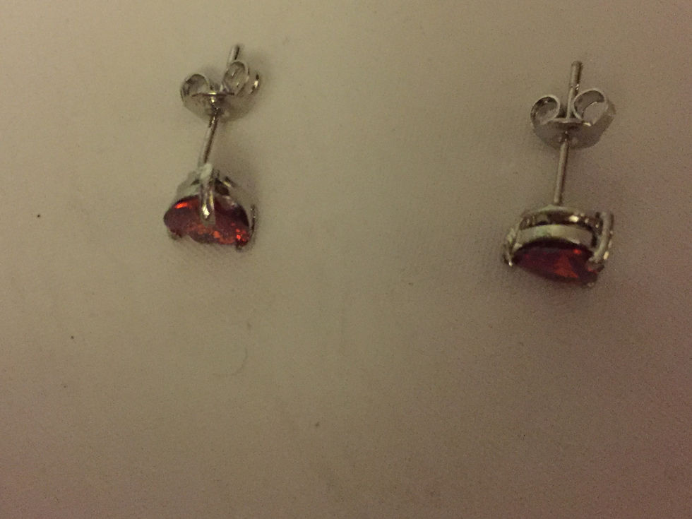 Thumbnail: HEART ZIRCON CRYSTAL NECKLACE SET