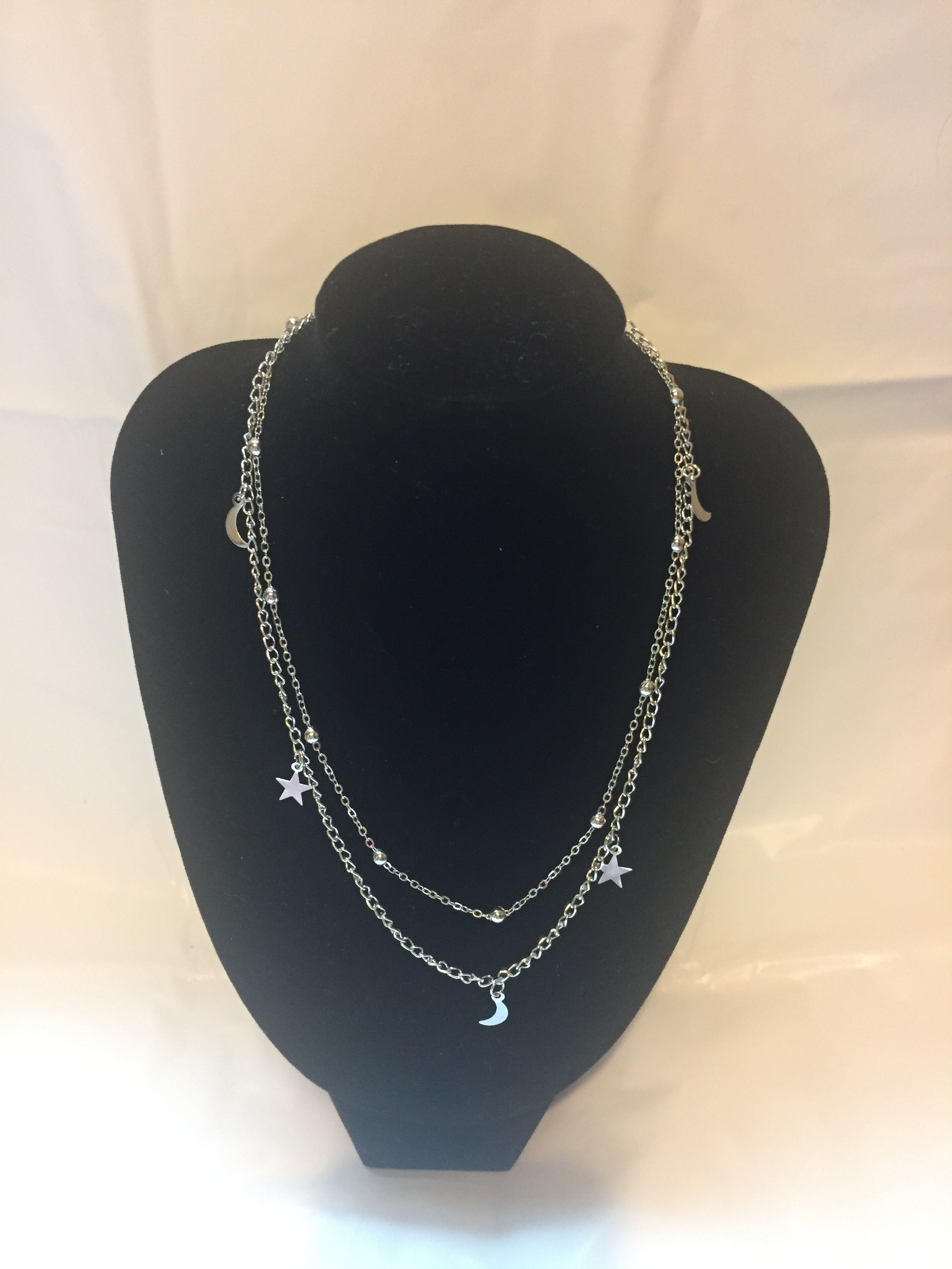 MOON/STARS CHARM CHOKER