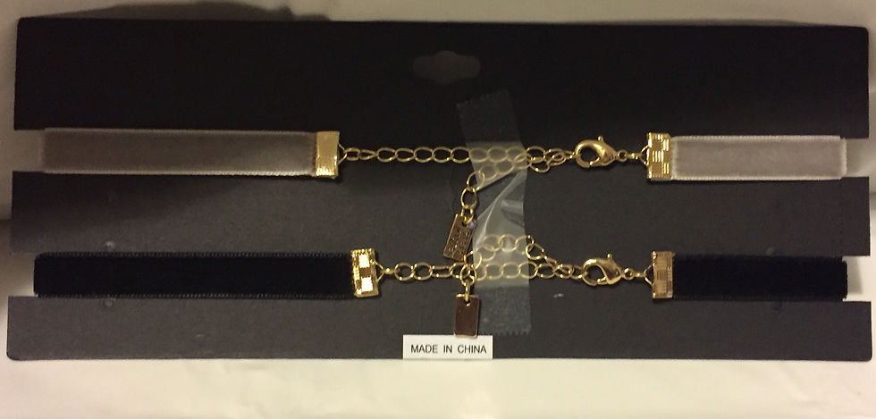 Thumbnail: STEVE MADDEN 2PC CHOKER SET