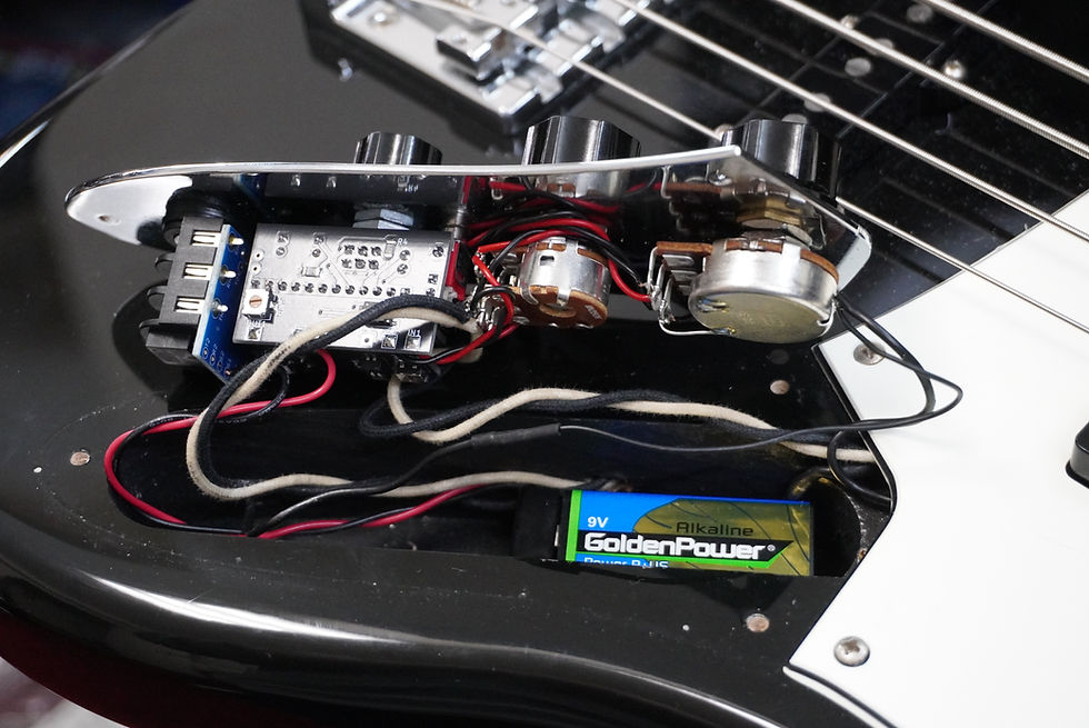 Fender Player Jazz Bassにインストール