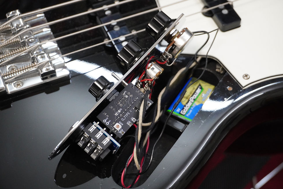 Fender Player Jazz Bassにインストール2