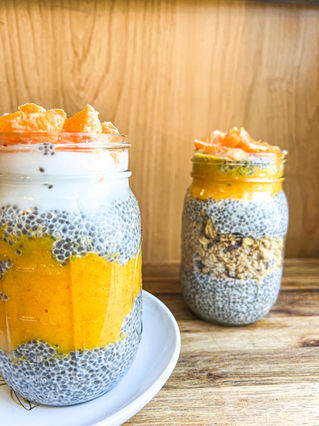 ORANGE CREAMSICLE CHIA SEED PUDDING 