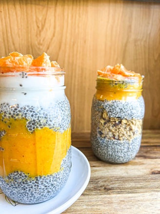 ORANGE CREAMSICLE CHIA SEED PUDDING 