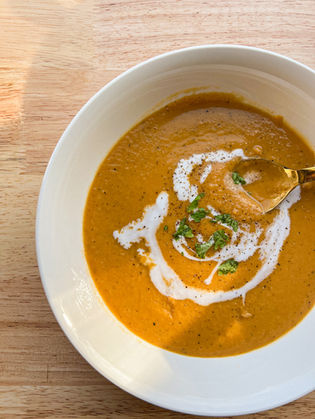 Sweet Potato and Pear Bisque 