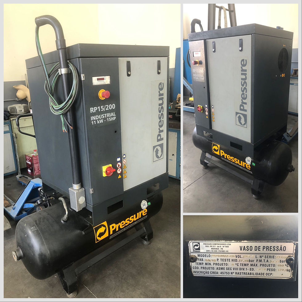 COMPRESSOR PARAFUSO PRESSURE 15HP