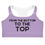 Thumbnail: FTB Sports bra - lavender