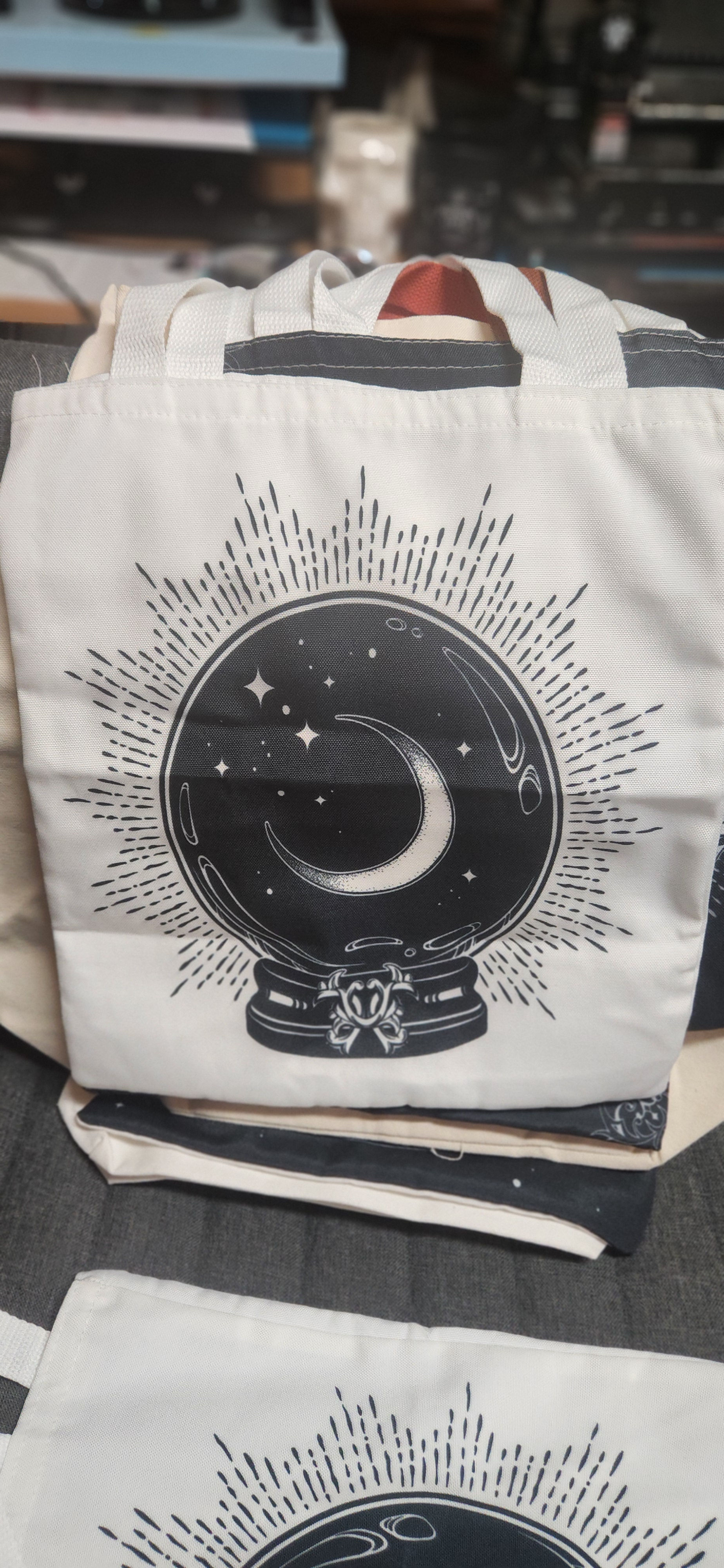 Witchy Canvas Totes