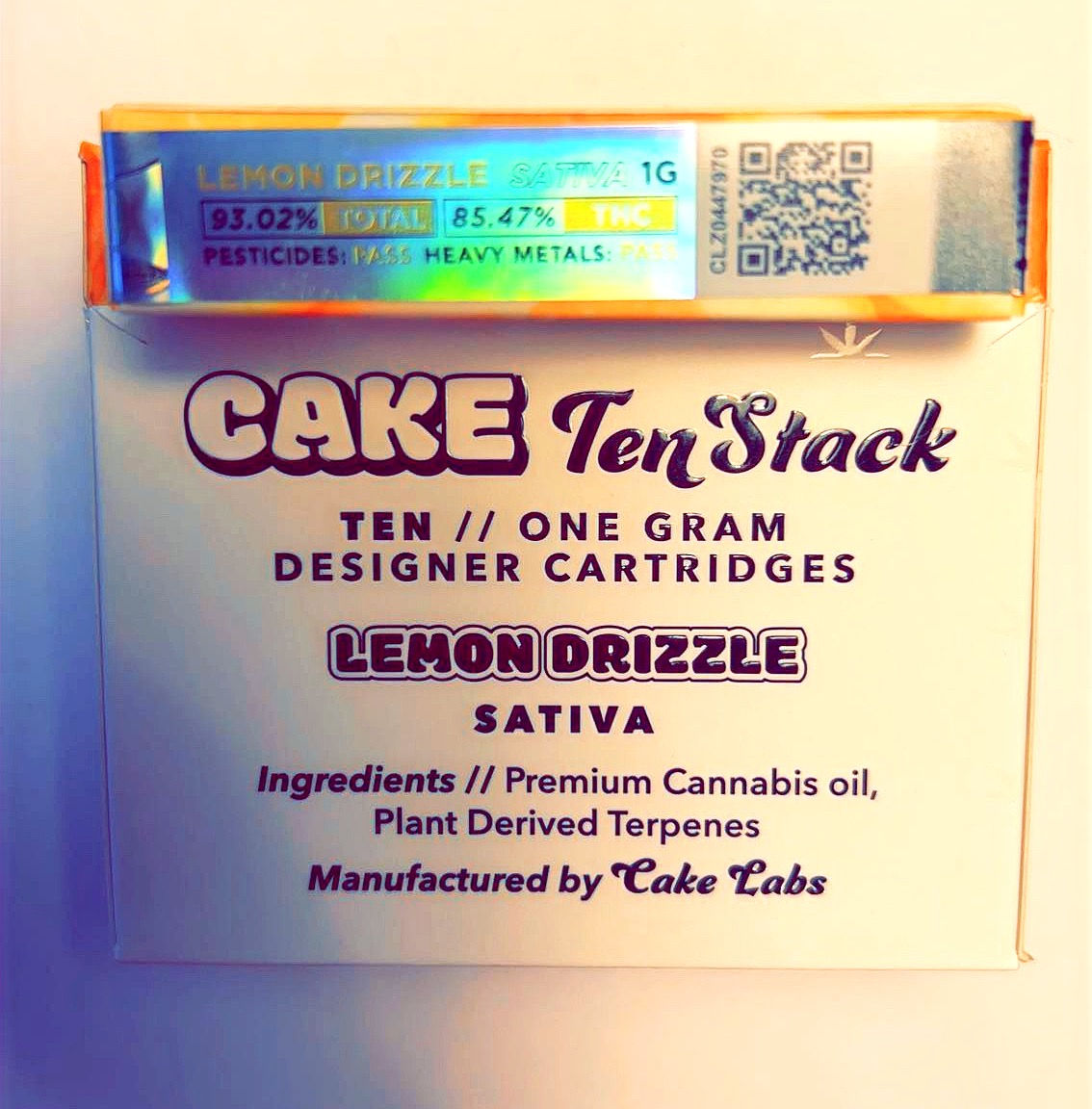 CAKE CARTS LEMON DRIZZLE 1000 MG CARTRIDGE