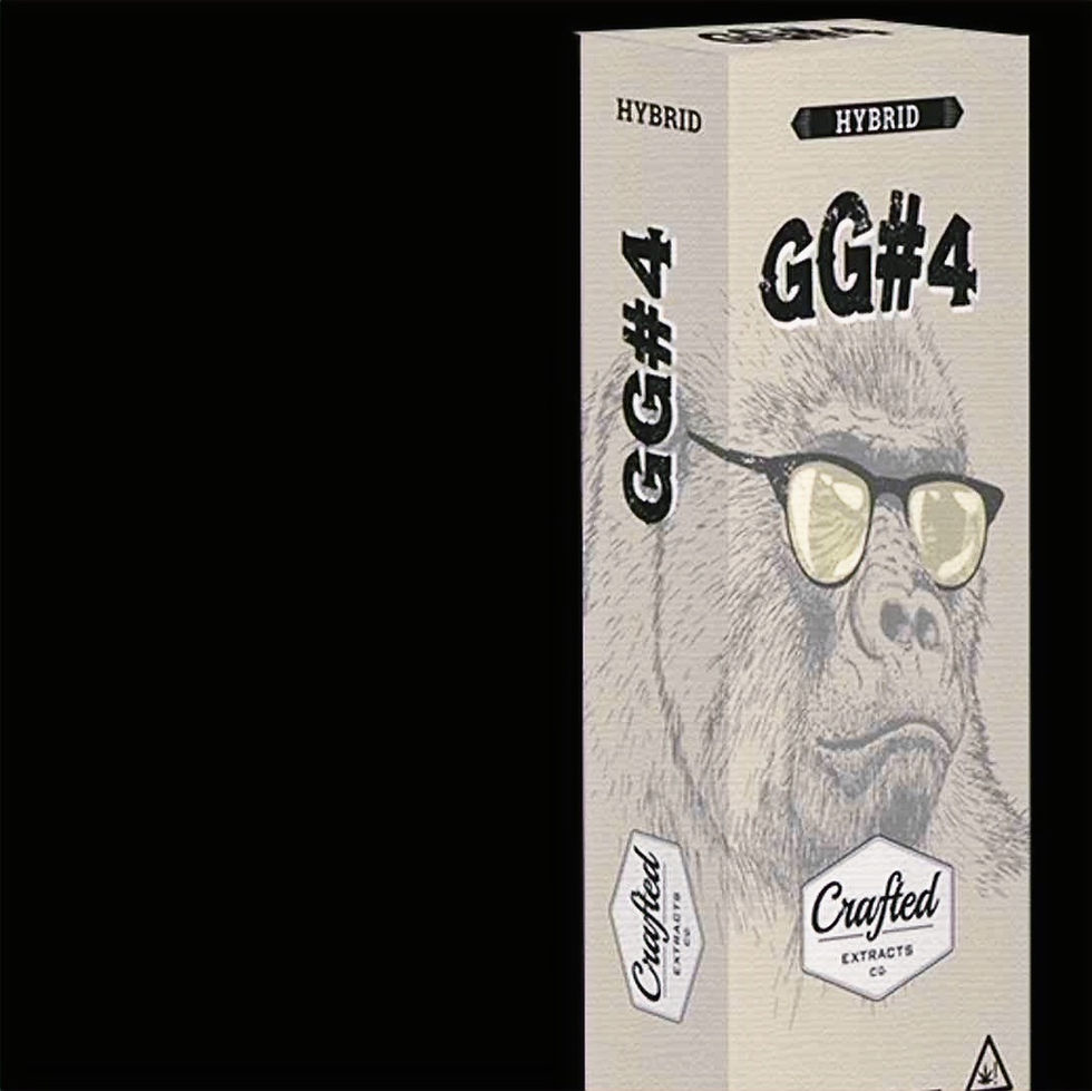 Gorilla Glue #4 1 Gram Vape Bar- By Crafted Extracts