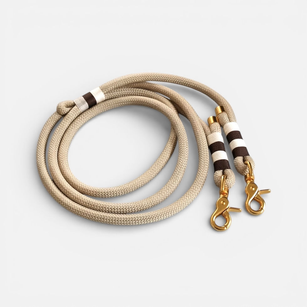 Tauleine für Hunde in beige