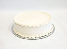 9" single layer round cake