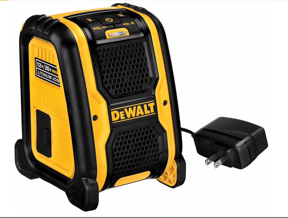 Thumbnail: DeWALT 20V MAX Bluetooth Speaker