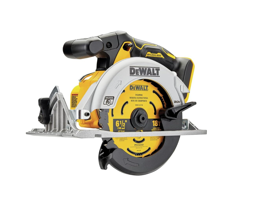Thumbnail: DeWALT 20V MAX Brushless XR, 6-1/2-Inch Circular Saw, Tool Only, (DCS565B)