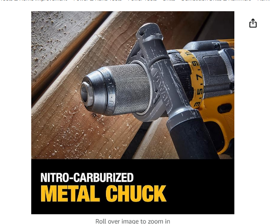 Thumbnail: DeWALT FLEXVOLT ADVANTAGE 20V MAX Hammer Drill, Tool Only, (DCD999B)