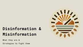 Launching Combatting Dis/Mis Information Trainings!!