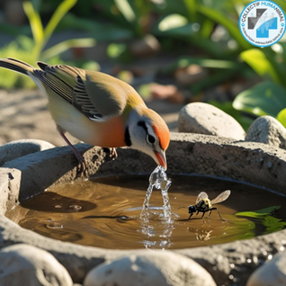 Créer un ABREUVOIR pour les oiseaux, reptiles, insectes, écureuils, hérissons….