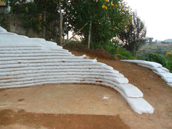 muro de contenção da rampa