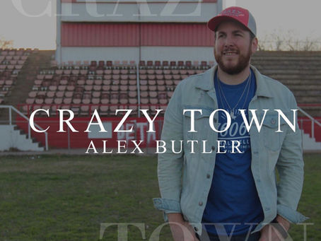 Alex Butler (USA) slipper singelen "Crazy Town" 6.mars. En låt ulikt noe han har levert før. 